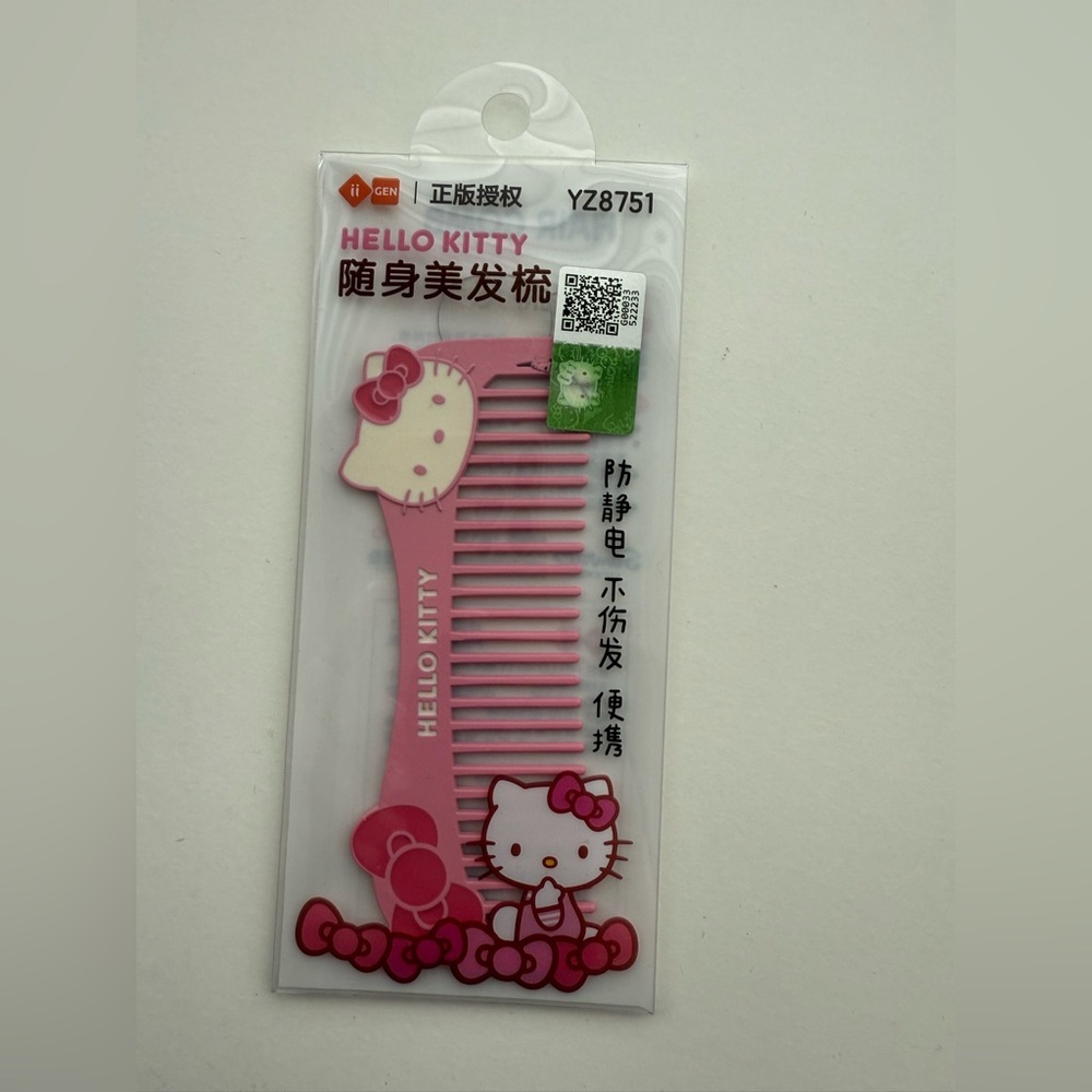 New Sanrio White Hair Comb Hello kitty